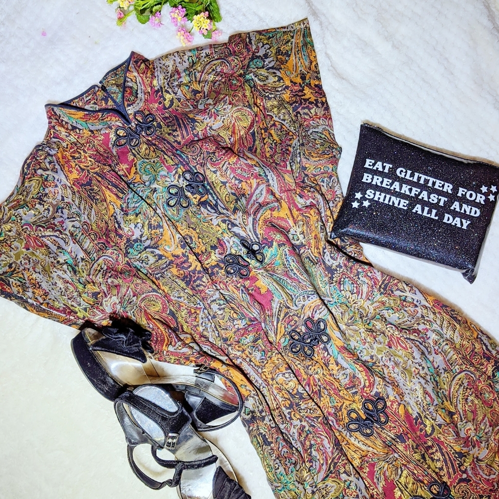 Vintage la Belle cheongsam size 11 pinup